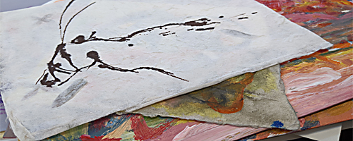 Artwork prepared for digitisation